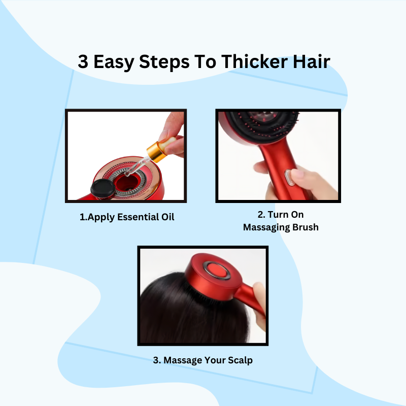 Red Light Massaging Brush